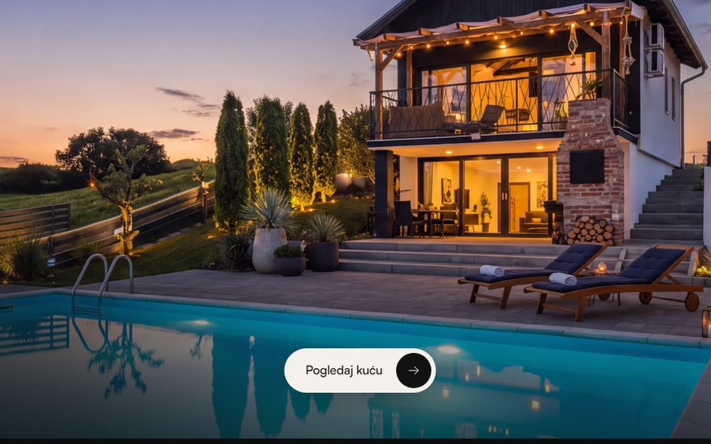Naslovna stranica kuće za odmor Dream House Bjelovar